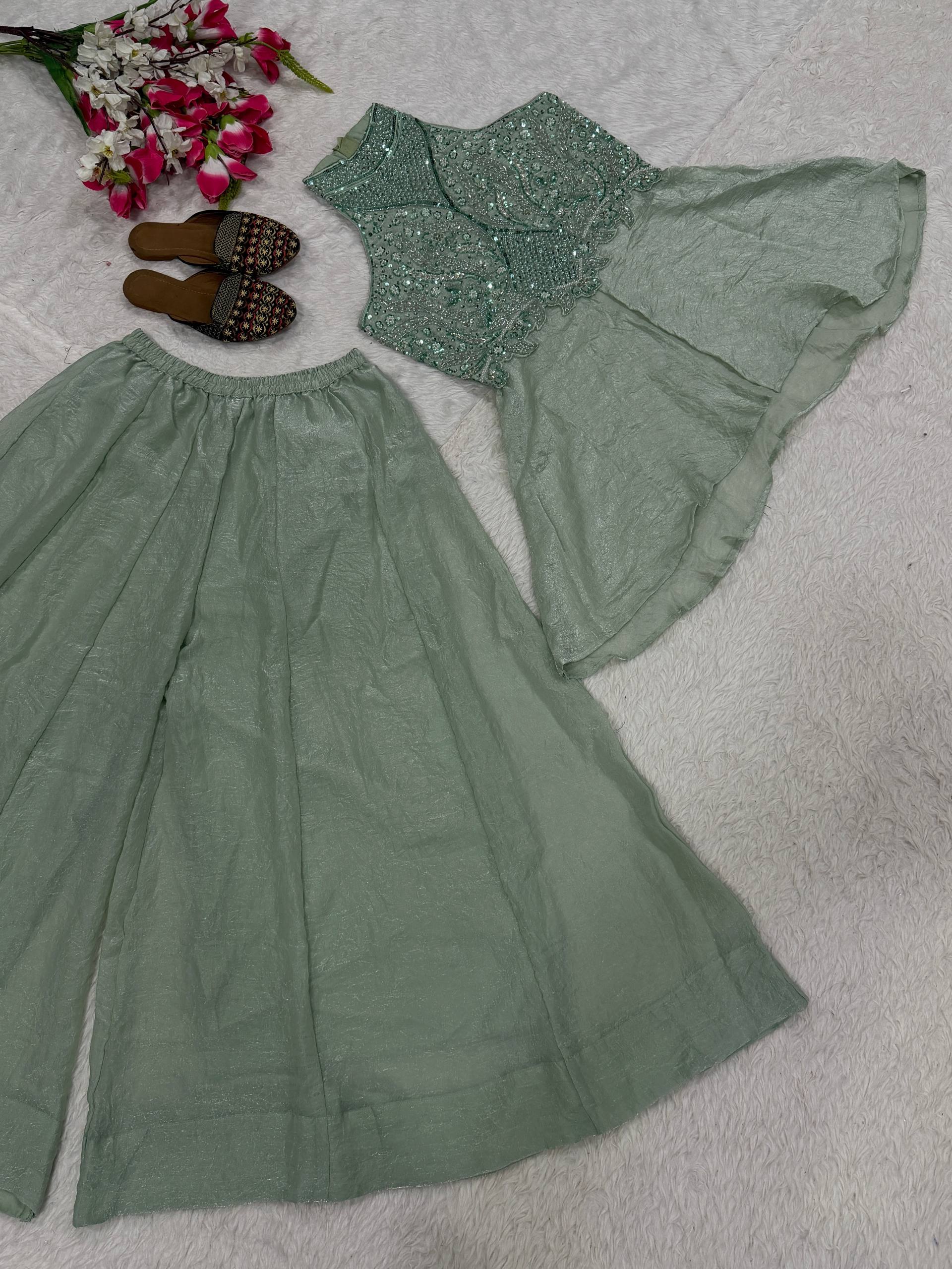 Editorial Verdant Minimalist Drape Couture